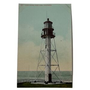 Vtg 1910s Postcard Light House Point Loma, San Diego CA Unposted Divided Back